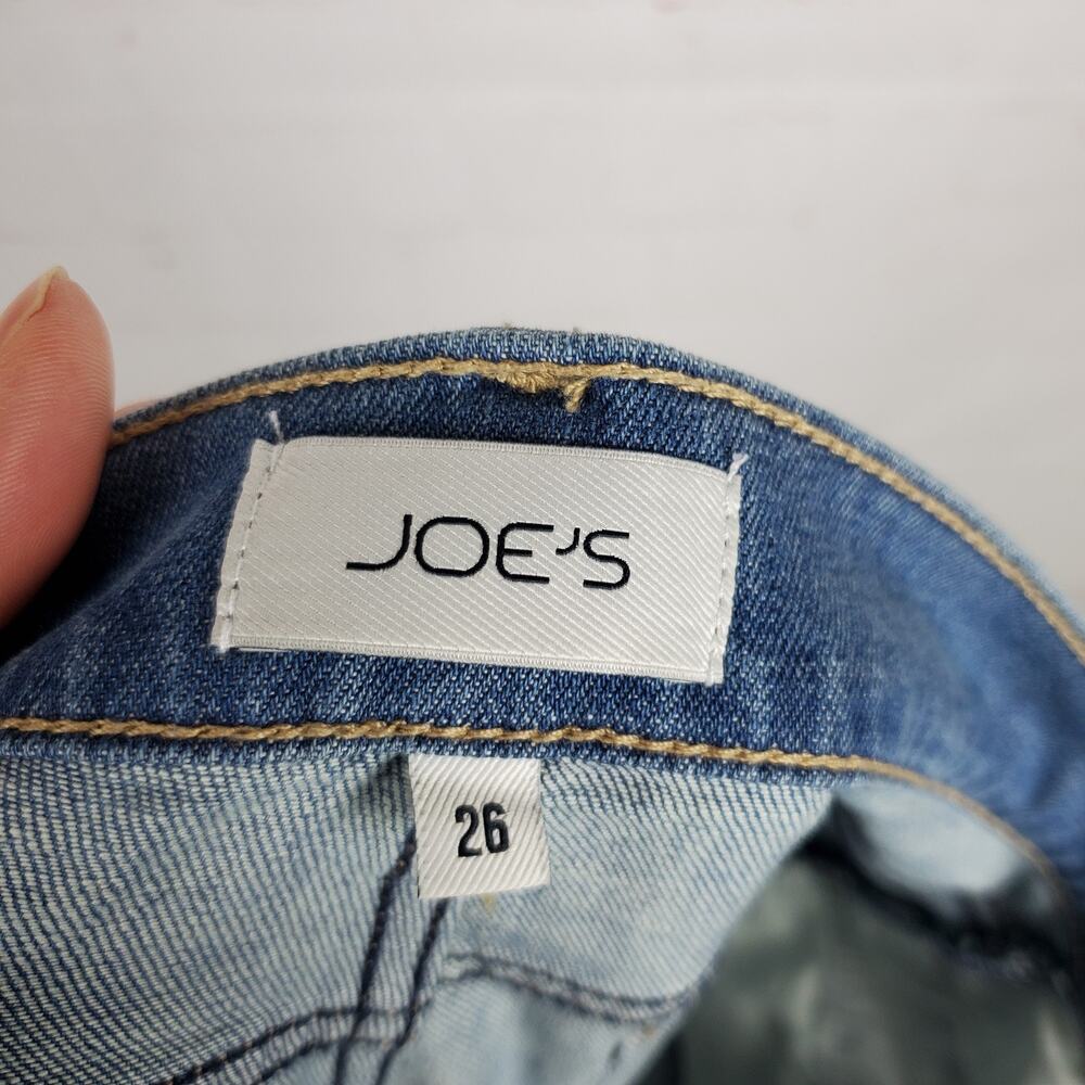Joes Jeans The Mia High Rise Wide Leg Petite Size 26 Blue Hot Shot 30" Inseam - Picture 8 of 14